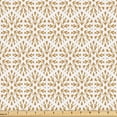 thumbnail image 1 of Ambesonne Abstract Fabric by the Yard Upholstery, Celestial Star Shape Art, 5 Yards, Pale Coffee and Ivory, 1 of 1
