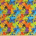 thumbnail image 1 of Ambesonne Abstract Fabric by the Yard Upholstery, Color Splashes Funky, 5 Yards, Multicolor, 1 of 4
