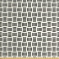 thumbnail image 1 of Ambesonne Abstract Fabric by the Yard Upholstery, Contemporary Bold Lines, 5 Yards, Eggshell Charcoal Grey, 1 of 4