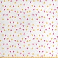 thumbnail image 1 of Ambesonne Abstract Fabric by the Yard Upholstery, Minimal Simple Triangles, 5 Yards, Pink Pale Orange, 1 of 4