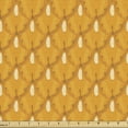 thumbnail image 1 of Ambesonne Abstract Fabric by the Yard Upholstery, Nutshell-Like Pattern Art, 2 Yards, Orange Earth Yellow, 1 of 5