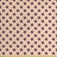 thumbnail image 1 of Ambesonne Abstract Fabric by the Yard Upholstery, Purple Tone Star Shapes, 10 Yards, Pale Peach Quartz, 1 of 4