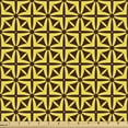 thumbnail image 1 of Ambesonne Abstract Fabric by the Yard Upholstery, Star Shapes Geometric Art, 3 Yards, Yellow Chestnut Brown, 1 of 1