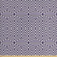 thumbnail image 1 of Ambesonne Abstract Fabric by the Yard Upholstery, Symmetric Triangles, 10 Yards, Indigo Cream, 1 of 4