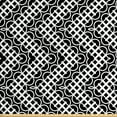 thumbnail image 1 of Ambesonne Abstract Fabric by the Yard Upholstery, Train Rail Like Squares, 5 Yards, Charcoal Grey White, 1 of 4