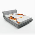 thumbnail image 1 of Ambesonne Abstract Fitted Sheet, Colorful Footballers, Full Size, Multicolor, 1 of 2