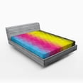 thumbnail image 1 of Ambesonne Abstract Fitted Sheet, Modern Mosaic, Full Size, Multicolor, 1 of 2