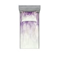 thumbnail image 1 of Ambesonne Abstract Fitted Sheet & Pillow Sham Set, Circles Digital, Twinxl, Coconut Violet Lilac, 1 of 2