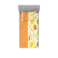 thumbnail image 1 of Ambesonne Abstract Fitted Sheet & Pillow Sham Set, Circular Round, Twinxl, Lime Green Orange Yellow, 1 of 2