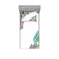 thumbnail image 1 of Ambesonne Abstract Fitted Sheet & Pillow Sham Set, Colored Rectangle Form, Twinxl, Multicolor, 1 of 2