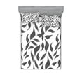 thumbnail image 1 of Ambesonne Abstract Fitted Sheet & Pillow Sham Set, Leaves on Vines Nature, Full, Grey and White, 1 of 2