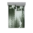 thumbnail image 1 of Ambesonne Abstract Fitted Sheet & Pillow Sham Set, Mosaic Pixelated Art, Full, Multicolor, 1 of 2