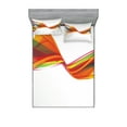 thumbnail image 1 of Ambesonne Abstract Fitted Sheet & Pillow Sham Set, Pixel Details Rainbow, Full, Multicolor, 1 of 3