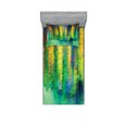 thumbnail image 1 of Ambesonne Abstract Fitted Sheet & Pillow Sham Set, Spring Flowers, Twin, Green Yellow, 1 of 2