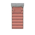 thumbnail image 1 of Ambesonne Abstract Fitted Sheet & Pillow Sham Set, Vertical Lines Graphic, Twinxl, Multicolor, 1 of 2