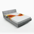thumbnail image 1 of Ambesonne Abstract Fitted Sheet, Pixel Details Rainbow, Queen Size, Multicolor, 1 of 2