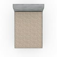 thumbnail image 1 of Ambesonne Abstract Fitted Sheet, Wavy Muted Earthy Tones, King Size, Pale Eggshell Warm Taupe, 1 of 5