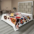 thumbnail image 1 of Ambesonne Abstract Flat Sheet, Flowers Hearts Notes, California King, Multicolor, 1 of 1