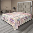 thumbnail image 1 of Ambesonne Abstract Flat Sheet, Grunge Mixed, California King, Multicolor, 1 of 1