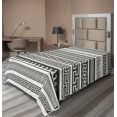 thumbnail image 1 of Ambesonne Abstract Flat Sheet, Motif, Twin Size, Army Green Cream White, 1 of 1