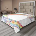 thumbnail image 1 of Ambesonne Abstract Flat Sheet, Nature Spring Floral, Queen Size, Multicolor, 1 of 1