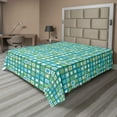 thumbnail image 1 of Ambesonne Abstract Flat Sheet, Nested Quirky Rectangles, Queen Size, Multicolor, 1 of 1