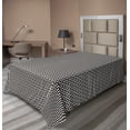 thumbnail image 1 of Ambesonne Abstract Flat Sheet, Simple Continuing Zigzags, Twin Size, Eggshell Charcoal Grey, 1 of 1