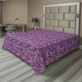 thumbnail image 1 of Ambesonne Abstract Flat Sheet, Wavy Streaks, California King, Multicolor, 1 of 1