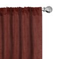 thumbnail image 1 of Ambesonne Abstract Geometry 4-Panel Curtains, Intertwined Ovals, 56"x63", Maroon Redwood, 1 of 4