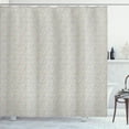 thumbnail image 1 of Ambesonne Abstract Geometry Shower Curtain, Strings Graphic, 69"Wx75"L, Pale Taupe Multicolor, 1 of 5