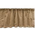 thumbnail image 1 of Ambesonne Abstract Geometry Window Valance, Antique Shapes, 54" X 18", Caramel and White, 1 of 3