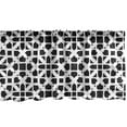 thumbnail image 1 of Ambesonne Abstract Geometry Window Valance, Grunge Grids Art, 54" X 18", Charcoal Grey and White, 1 of 3