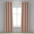thumbnail image 1 of Ambesonne Abstract Grommet Curtain, Rounded Small Shapes, 50" x 84", Red Cream, 1 of 6