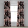 thumbnail image 1 of Ambesonne Abstract Grommet Curtain, Surreal Art Grunge Pattern, 50"x84", Blush Charcoal Grey, 1 of 1