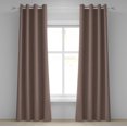 thumbnail image 1 of Ambesonne Abstract Grommet Curtain, Traditional Oval Motif, 50" x 84", Brown Black White, 1 of 6