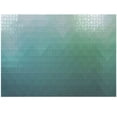 thumbnail image 1 of Ambesonne Abstract Jigsaw Puzzle Durable Cardboard, Futuristic Art Triangles, 1000 pcs, Teal Turquoise, 1 of 1
