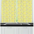 thumbnail image 1 of Ambesonne Abstract Kitchen Curtains, Butterfly Interpretation, 55"x45", Earth Yellow Pale Taupe, 1 of 1