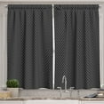 thumbnail image 1 of Ambesonne Abstract Kitchen Curtains, Dark Shades Chevron Art, 55"x45", Grey and Charcoal Grey, 1 of 1
