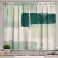 thumbnail image 1 of Ambesonne Abstract Kitchen Curtains, Grunge Style Brushstrokes, 55"x24", Pale Khaki, 1 of 3