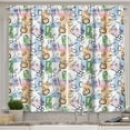 thumbnail image 1 of Ambesonne Abstract Kitchen Curtains, Kitchen Stuff Cuisine, 55"x39", Multicolor, 1 of 3