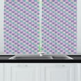 thumbnail image 1 of Ambesonne Abstract Kitchen Curtains, Pastel Geometric Circles, 55"x45", Turquoise Pale Pink and Lilac, 1 of 1