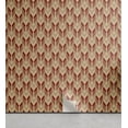 thumbnail image 1 of Ambesonne Abstract Modern Art Peel & Stick Wallpaper for Home, Rhombus Pattern, 13"x72", Slate Brown Burgundy, 1 of 5