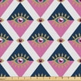 thumbnail image 1 of Ambesonne Abstract Modern Fabric by the Yard Upholstery, Mystical Eye Print, 5 Yards, Pale Fuchsia Dust Camel, 1 of 1