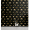 thumbnail image 1 of Ambesonne Abstract Modern Peel & Stick Wallpaper for Home, Esoteric Astral Art, 13"x72", Sand Brown and Black, 1 of 5