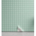 thumbnail image 1 of Ambesonne Abstract Peel & Stick Wallpaper for Home, Striped Square Geometric, 13"x100", Sea Green and Almond Green, 1 of 5