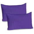 thumbnail image 1 of Ambesonne Abstract Pillow Sham 2 Pack, Cassette Old, 26"x20", Ceil Blue Violet, 1 of 3