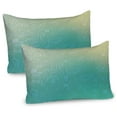 thumbnail image 1 of Ambesonne Abstract Pillow Sham 2 Pack, Tech Vector Pattern, 30"x20", Jade Green Pale Green, 1 of 3