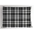 thumbnail image 1 of Ambesonne Abstract Pillow Sham, British Tartan Pattern, 26" X 20", White Black, 1 of 2