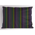thumbnail image 1 of Ambesonne Abstract Pillow Sham, Curved Stripes Design, 36" X 20", Multicolor, 1 of 2