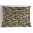 thumbnail image 1 of Ambesonne Abstract Pillow Sham, Eastern Doodle Paisley, 26" X 20", Multicolor, 1 of 2